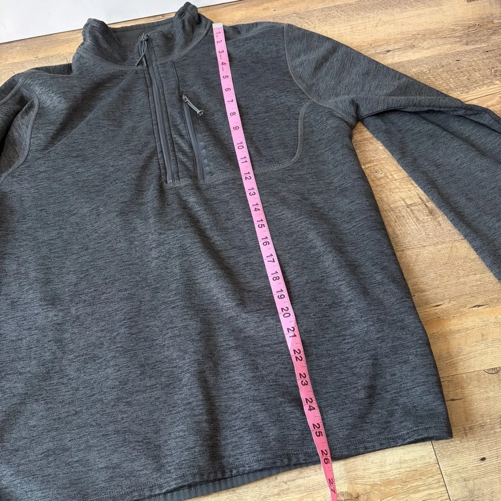 The North Face Dark Gray Quarter Zip Jacket Outdoor Casual Winter Fall
